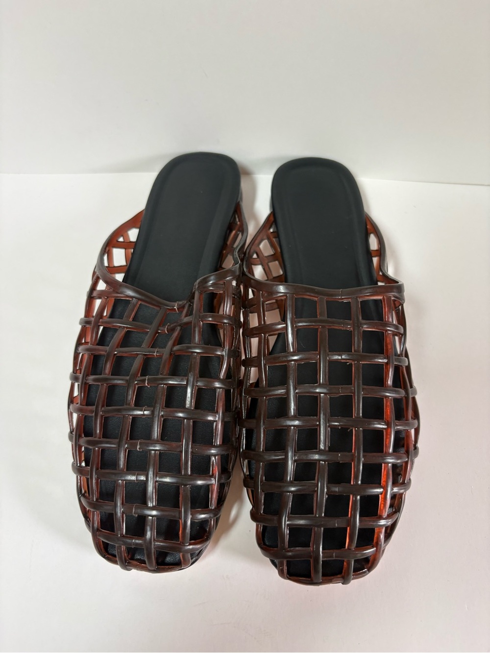 NWT Amazon Flat Jelly Mules Size 7 Women’s